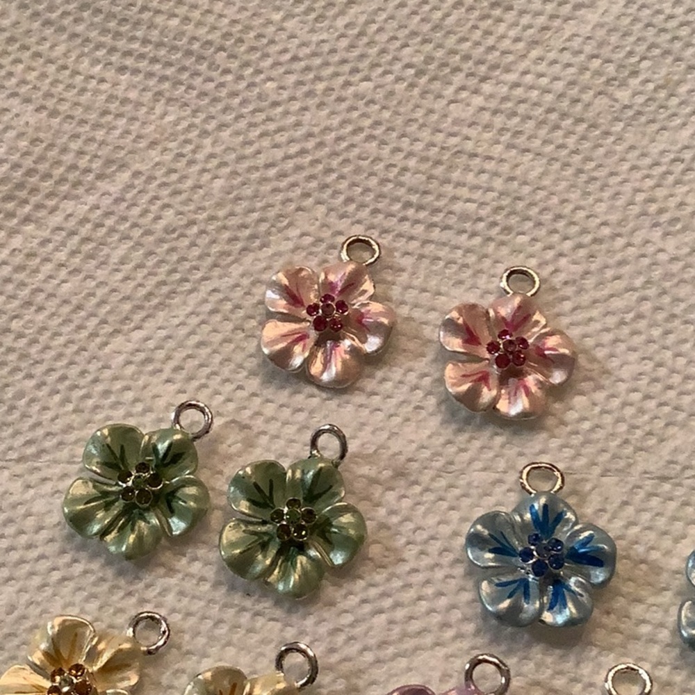 Silver Tone Different Color Replacement Earrings - image 4